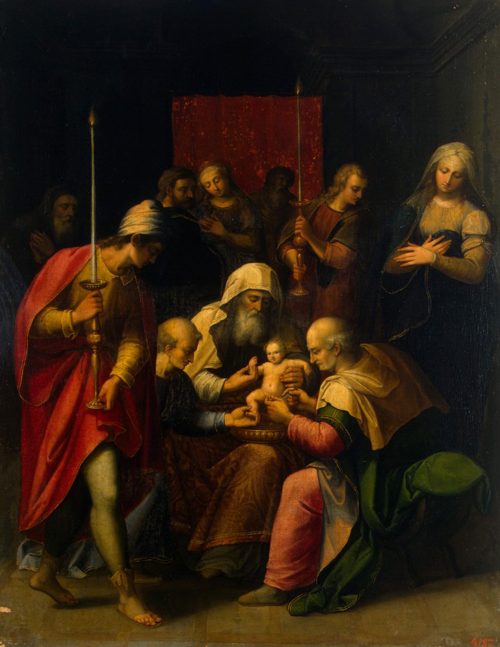 The Circumcision, ca 1590 av Luis de Carvajal