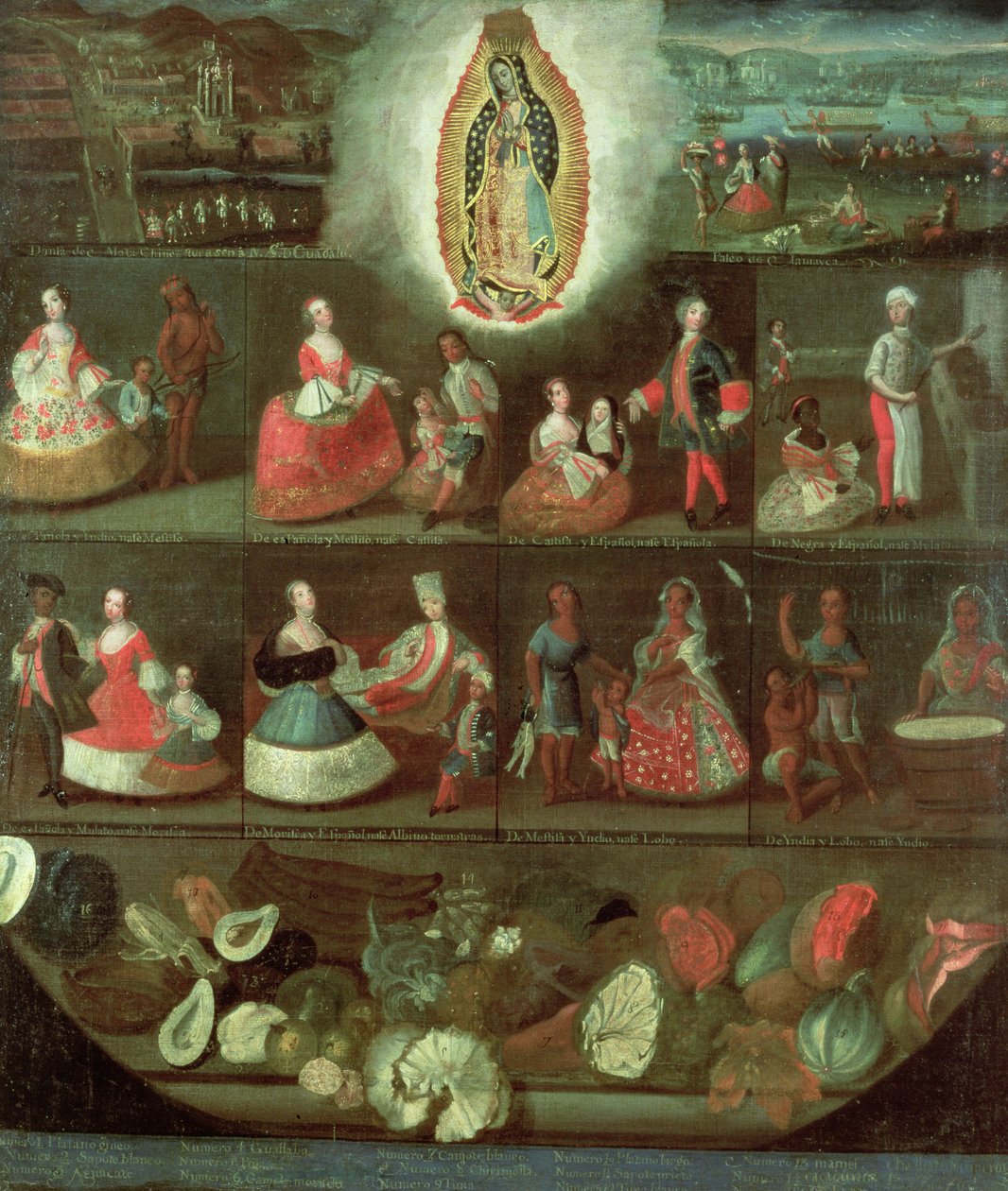 Jomfruen fra Guadalupe, meksikansk av Luis de Mena