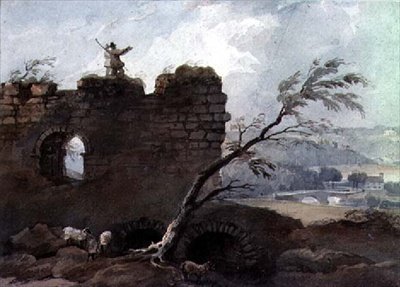 Mitford Castle, Northumberland av Luke Clennell