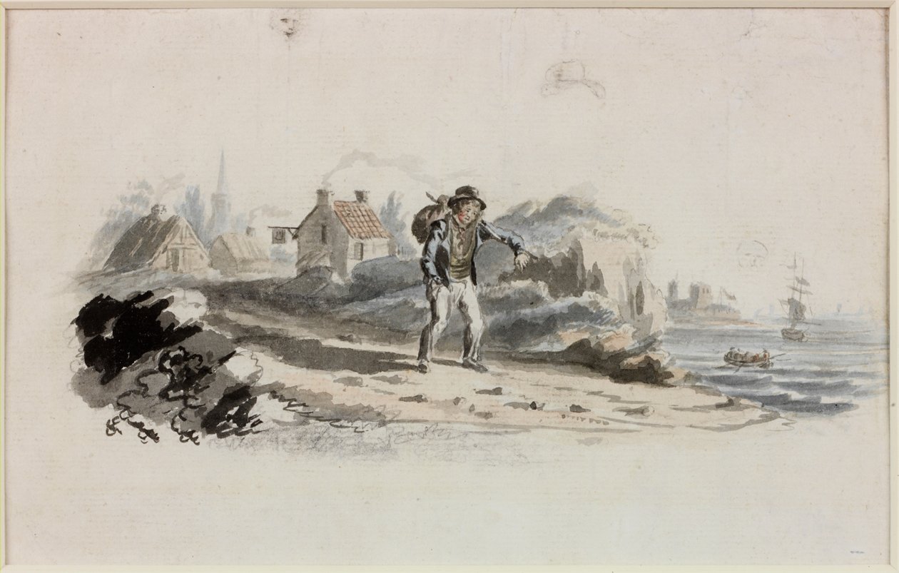 Sjømannsgutten (blyant) av Luke Clennell