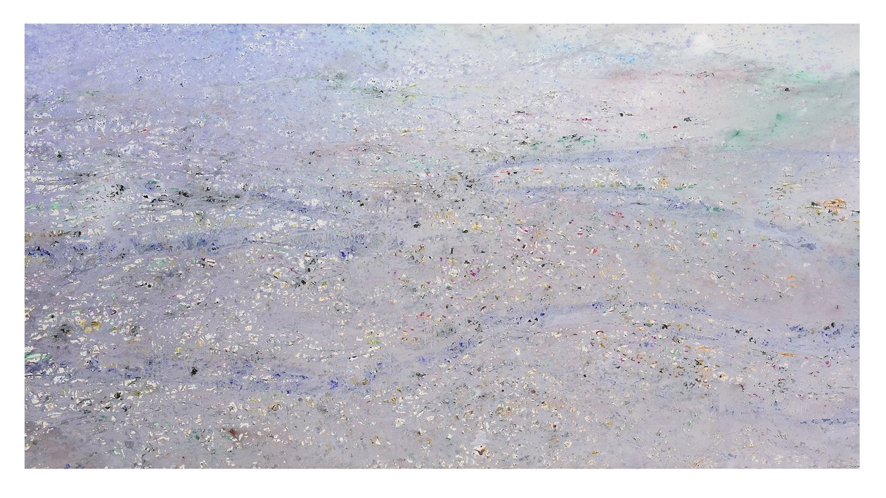Vinter, 2011, (blandet media på papir) av Luke Elwes