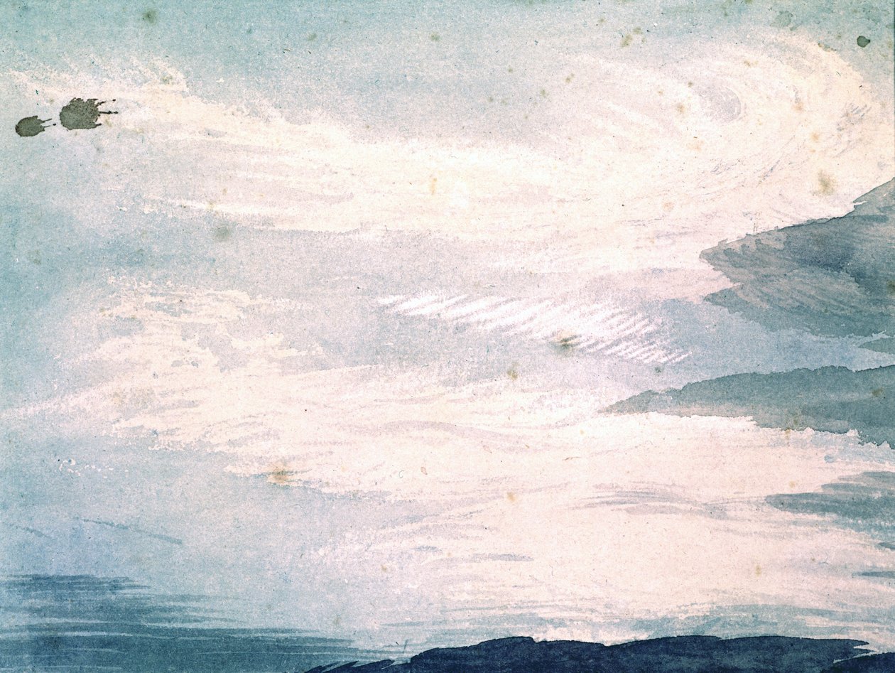 Cloud Study, ca. 1808-11 (wc på papir) av Luke Howard