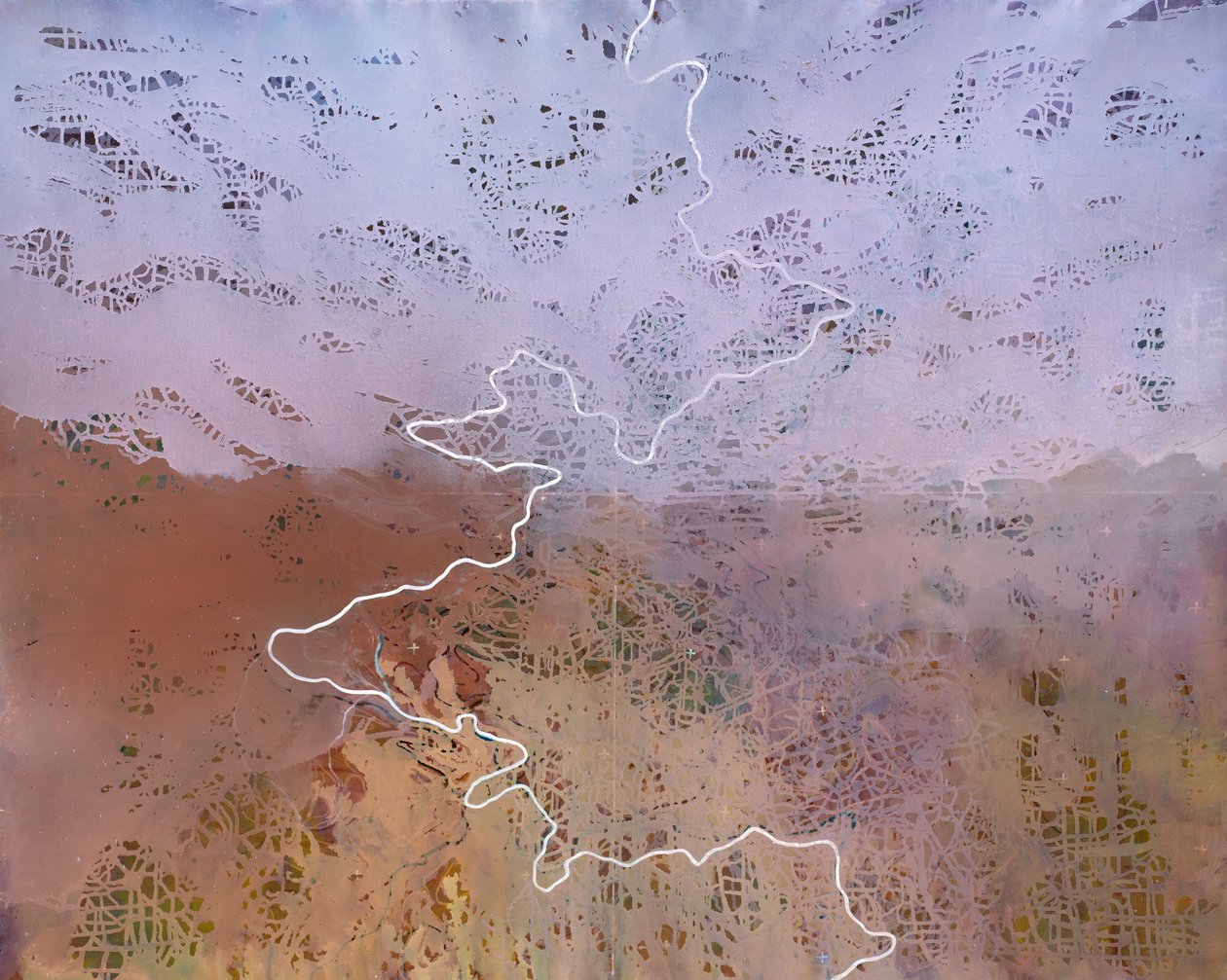 Path 2, 2019 (olje på lerret) av Luke Elwes