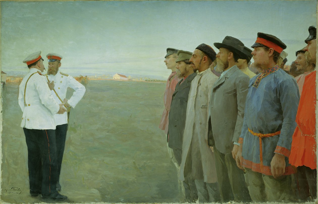 Mobilisert, 1904 av Lukjan Vasilievich Popov
