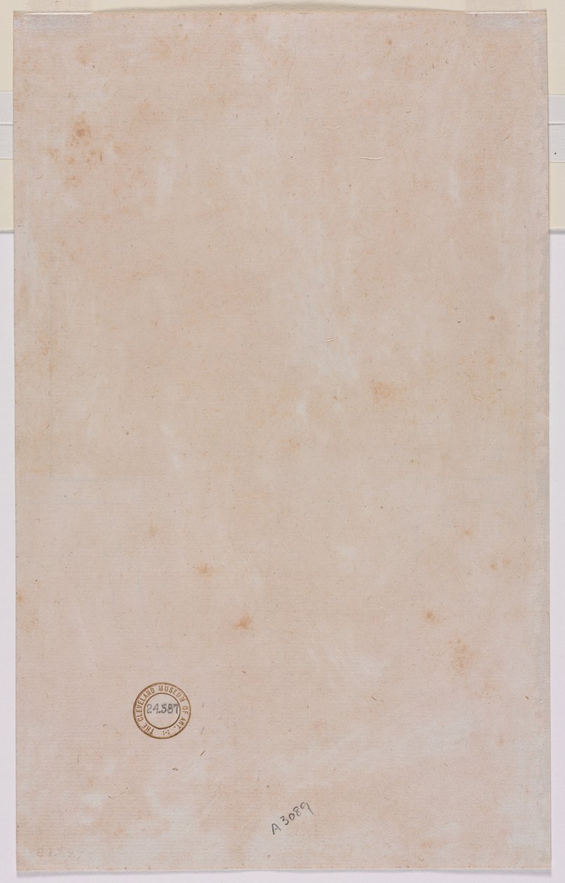 Arkitektonisk plan verso, midten av 1500-tallet. av Luzio Romano