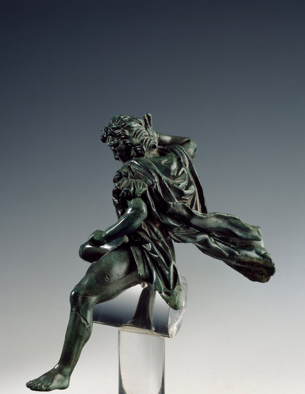 Gresk kunst: "" Kongen av Macedoine Alexander den store (356-323 f.Kr.) på hesteryggen"" Bronseskulptur av Lysipus av Sicyone (395-305 f.Kr.) 4. århundre f.Kr. Roma Museo Nazionale di Villa Giulia Italia av Lysippos (attributed to)