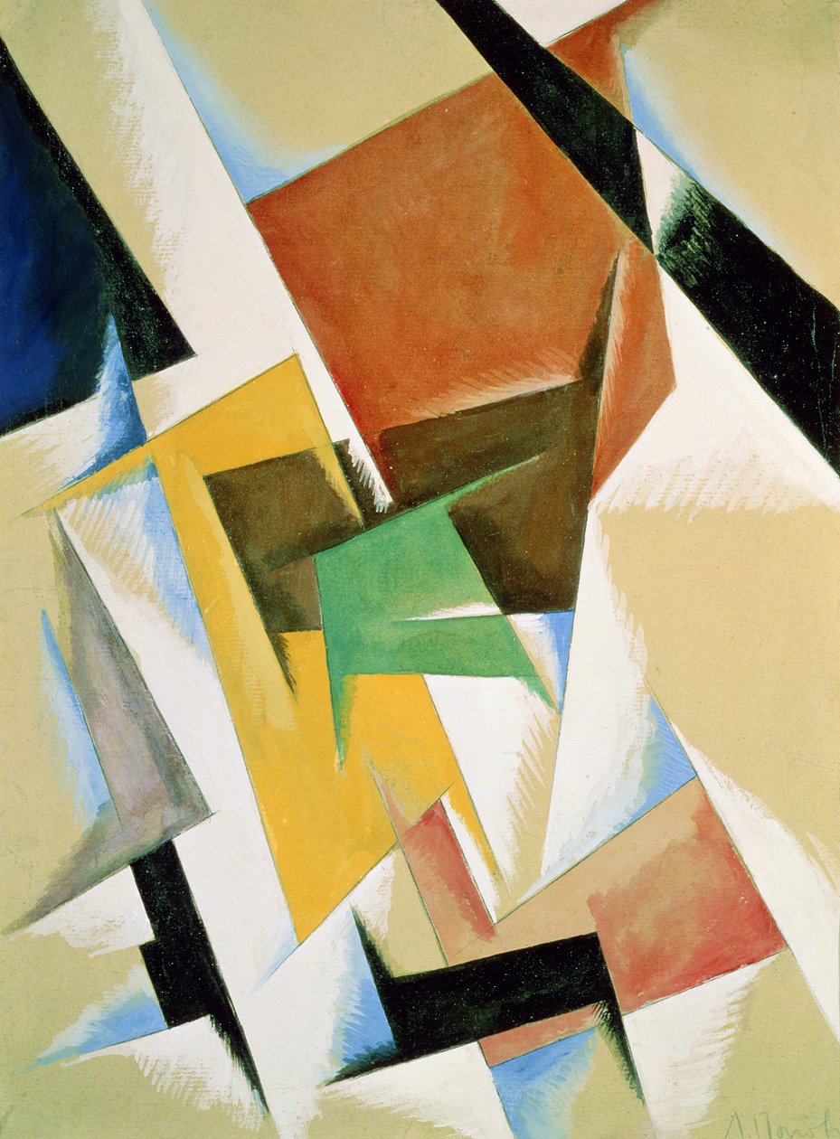 Komposisjon, 1921 av Lyubov Sergeevna Popova