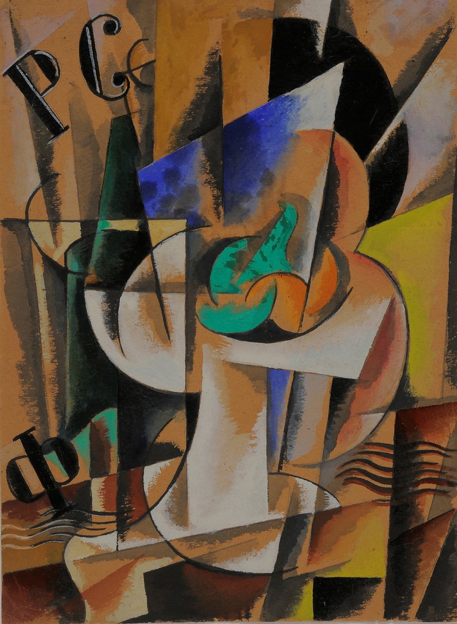 Malerisk komposisjon, 1921 av Lyubov Sergeevna Popova