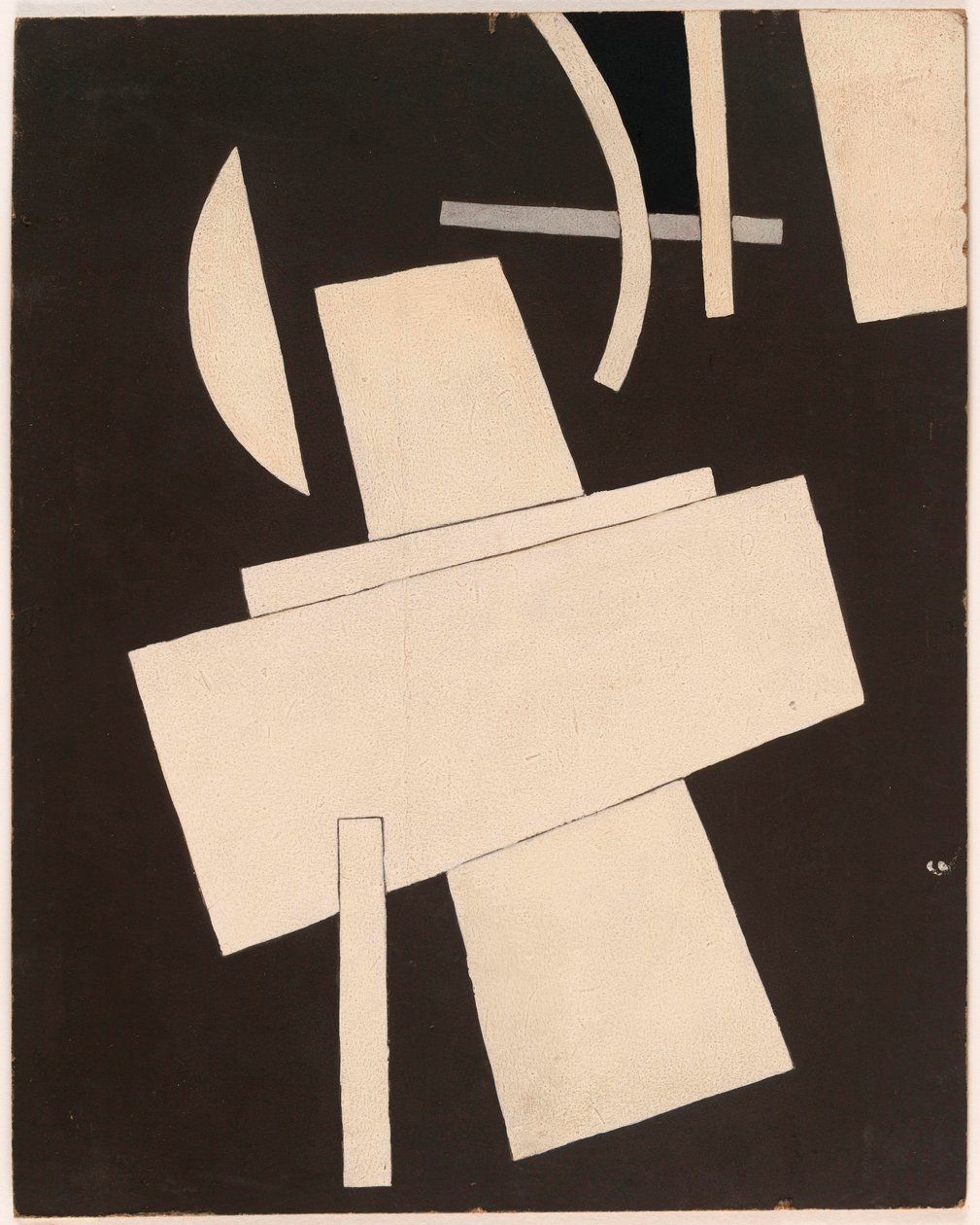 Sans titre - Popova, Lyubov Sergeyevna (1889-1924) Gouache uten tittel på papp ca 1916-1918 - 49,5x39,5 - New York City. Museum of Modern Art (MOMA) av Lyubov Sergeevna Popova