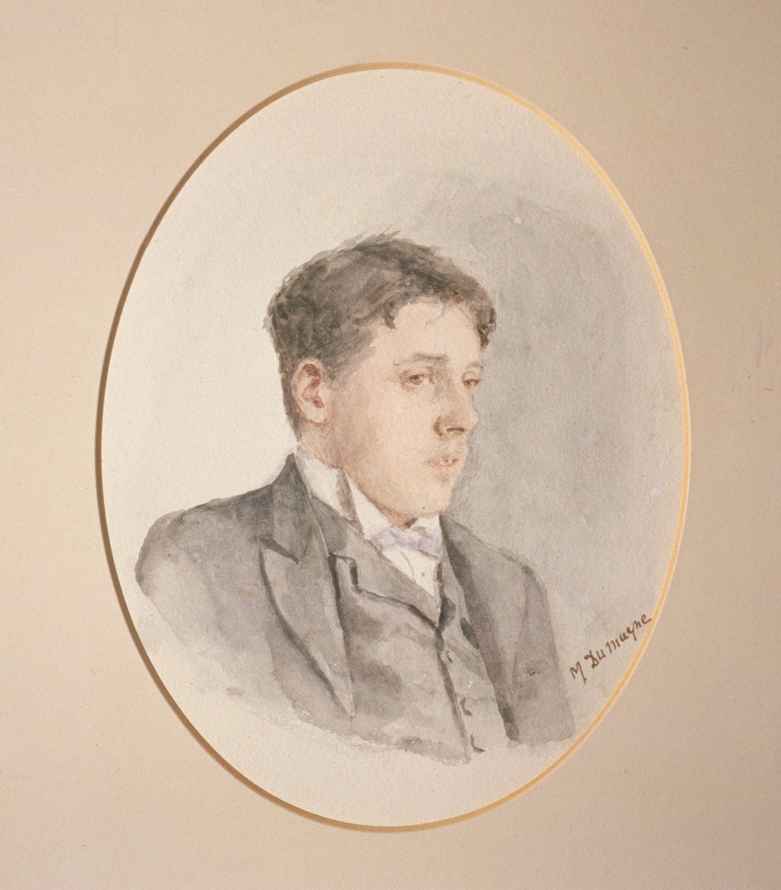 Portrett av Arnold Bennett (1867-1931) av M. Dumayne