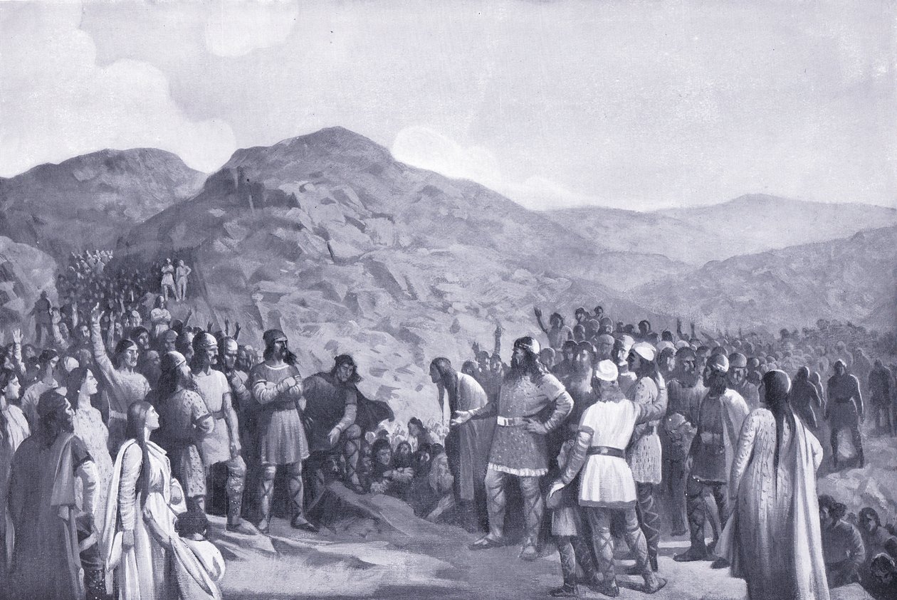 En walisisk stammesamling, 1920-tallet av M. Mackinlay