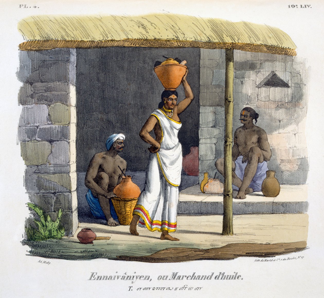 En oljehandler, 1827-35 av M.E. Burnouf