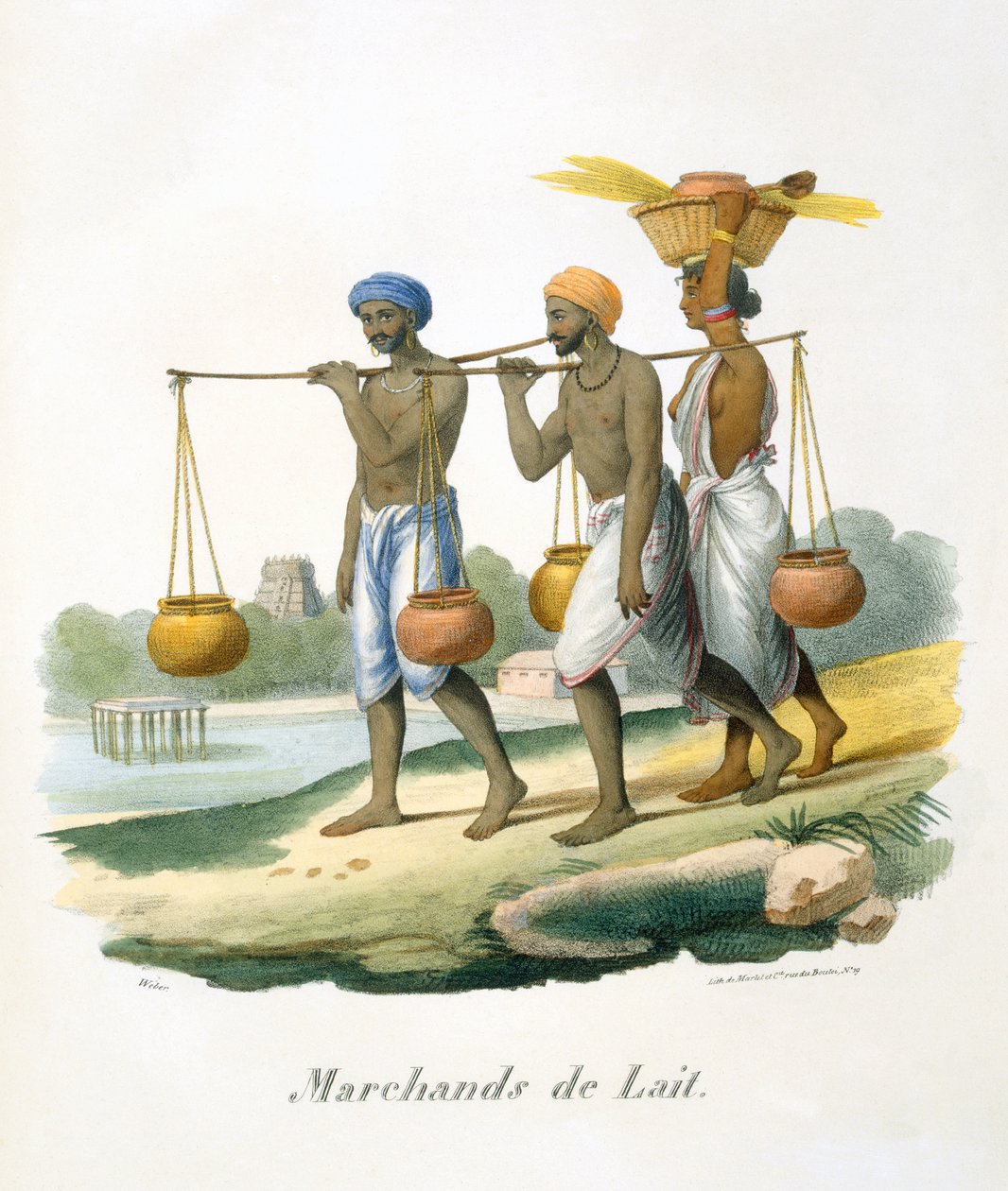Melkeselgere, 1827-35 av M.E. Burnouf