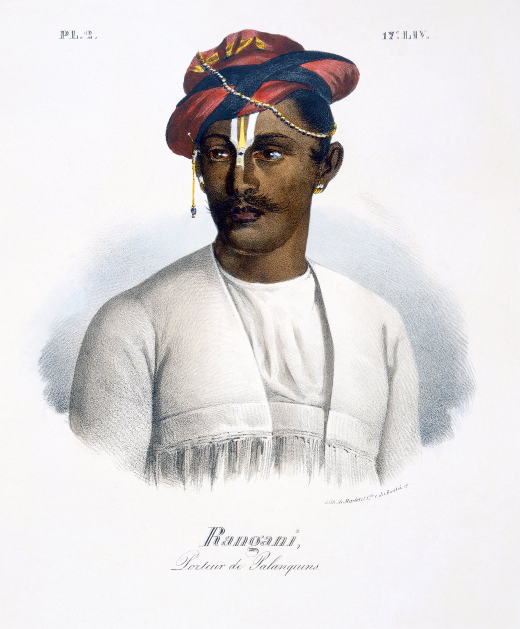 Rangani, en kullbærer, 1827-35 av M.E. Burnouf