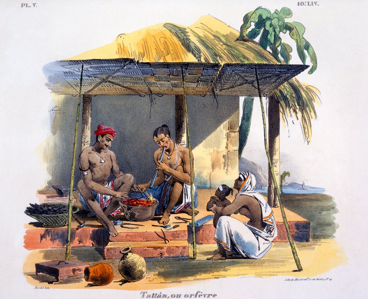 Smith eller metallarbeider, 1827-35 av M.E. Burnouf
