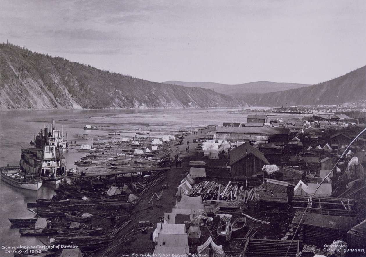 Dawson City om våren av M.H. Craig