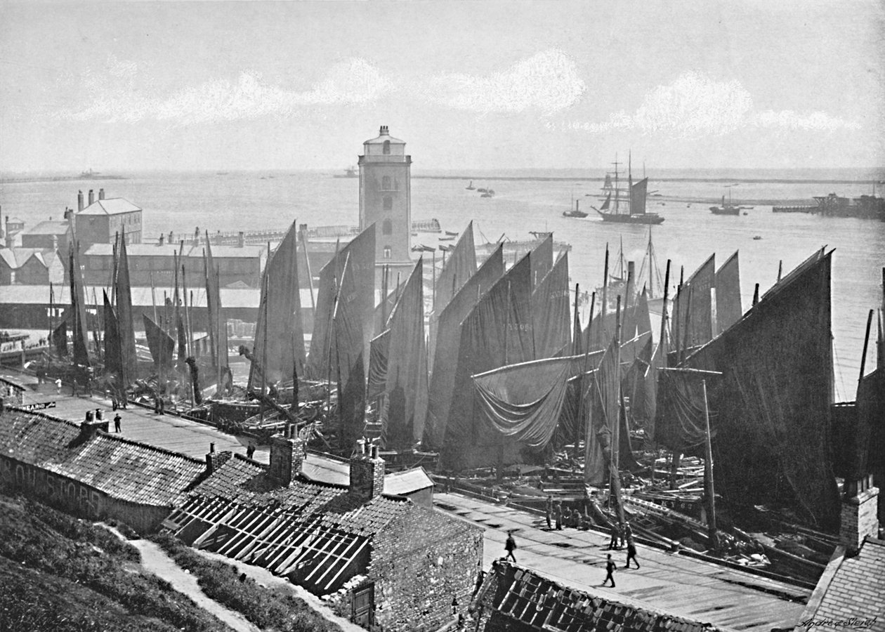 Lite lys, North Shields, c1896 av M. Aunty