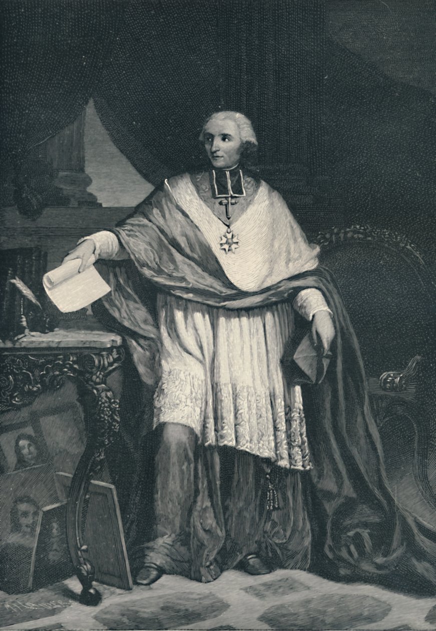 Kardinal Joseph Fesch, c1830, 1896 av M. Haider