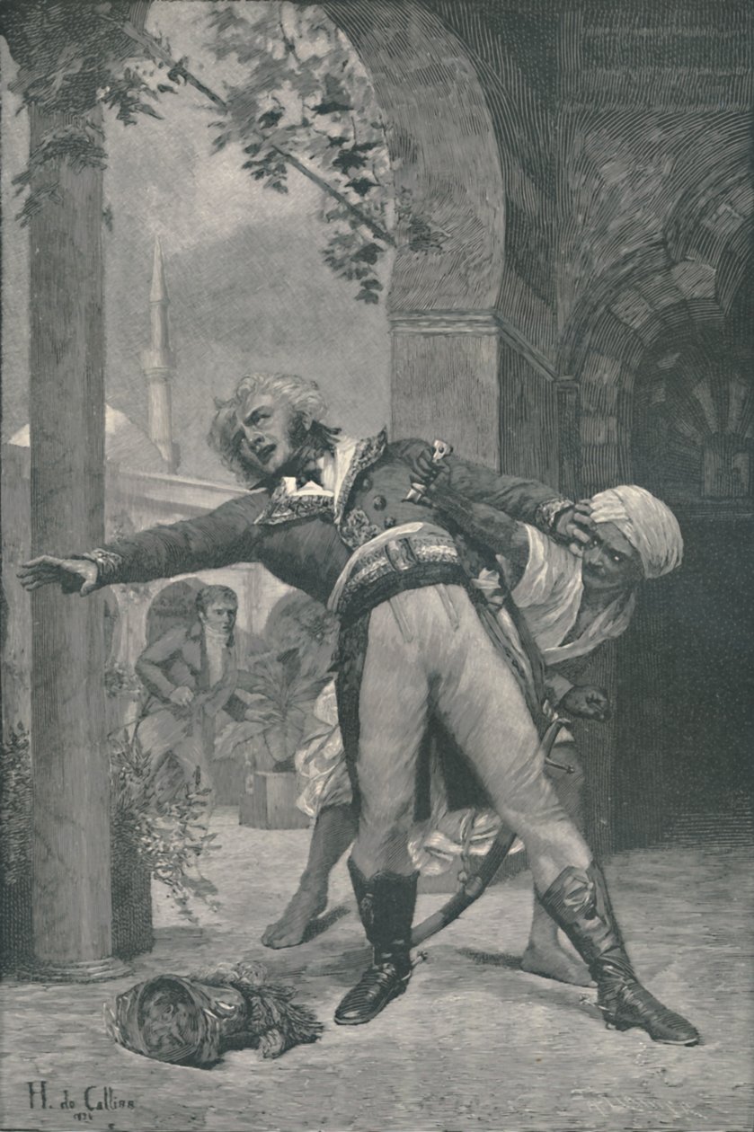 Attentatet på Kléber i Kairo, 14. juni 1800, 1896 av Horace de Callias