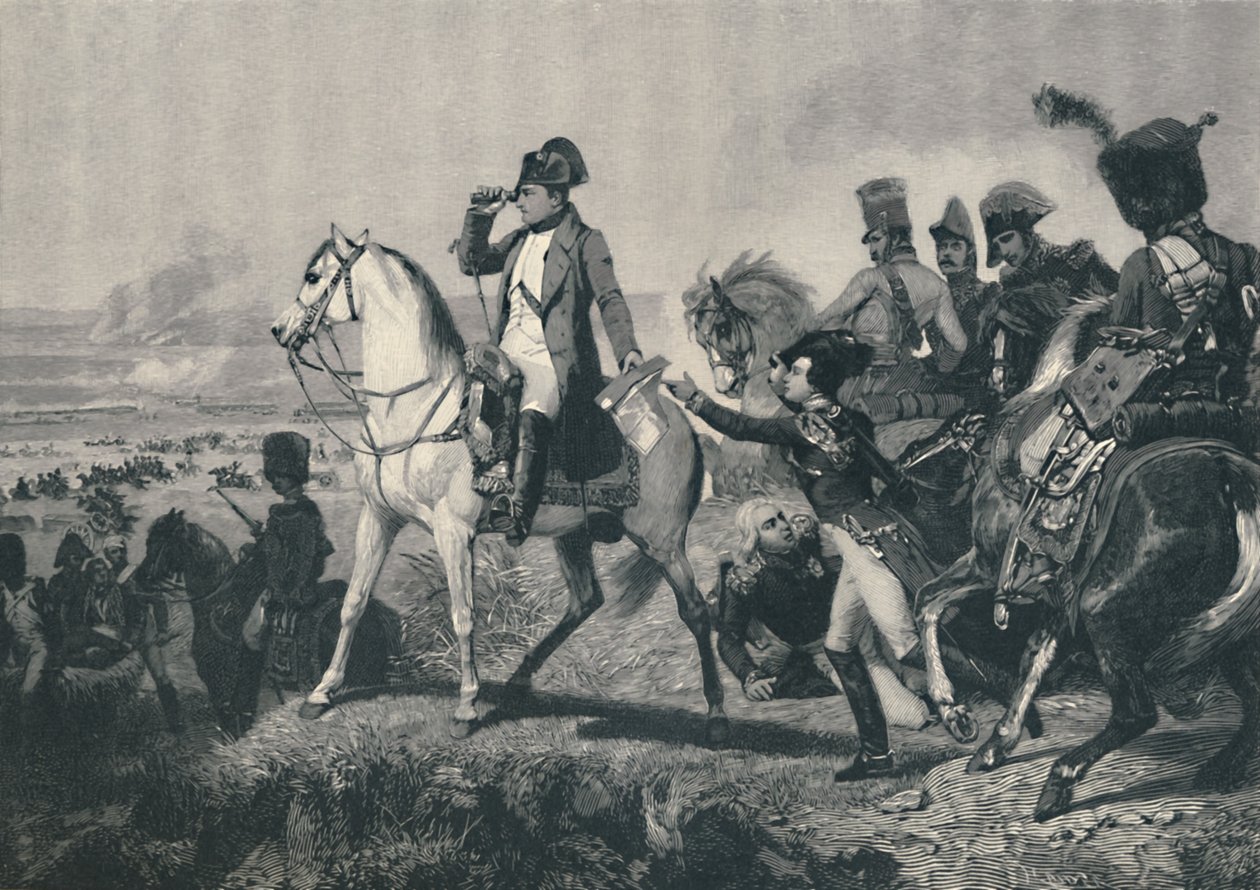 Slaget ved Wagram, 6. juli 1809, 1896 av M. Haider