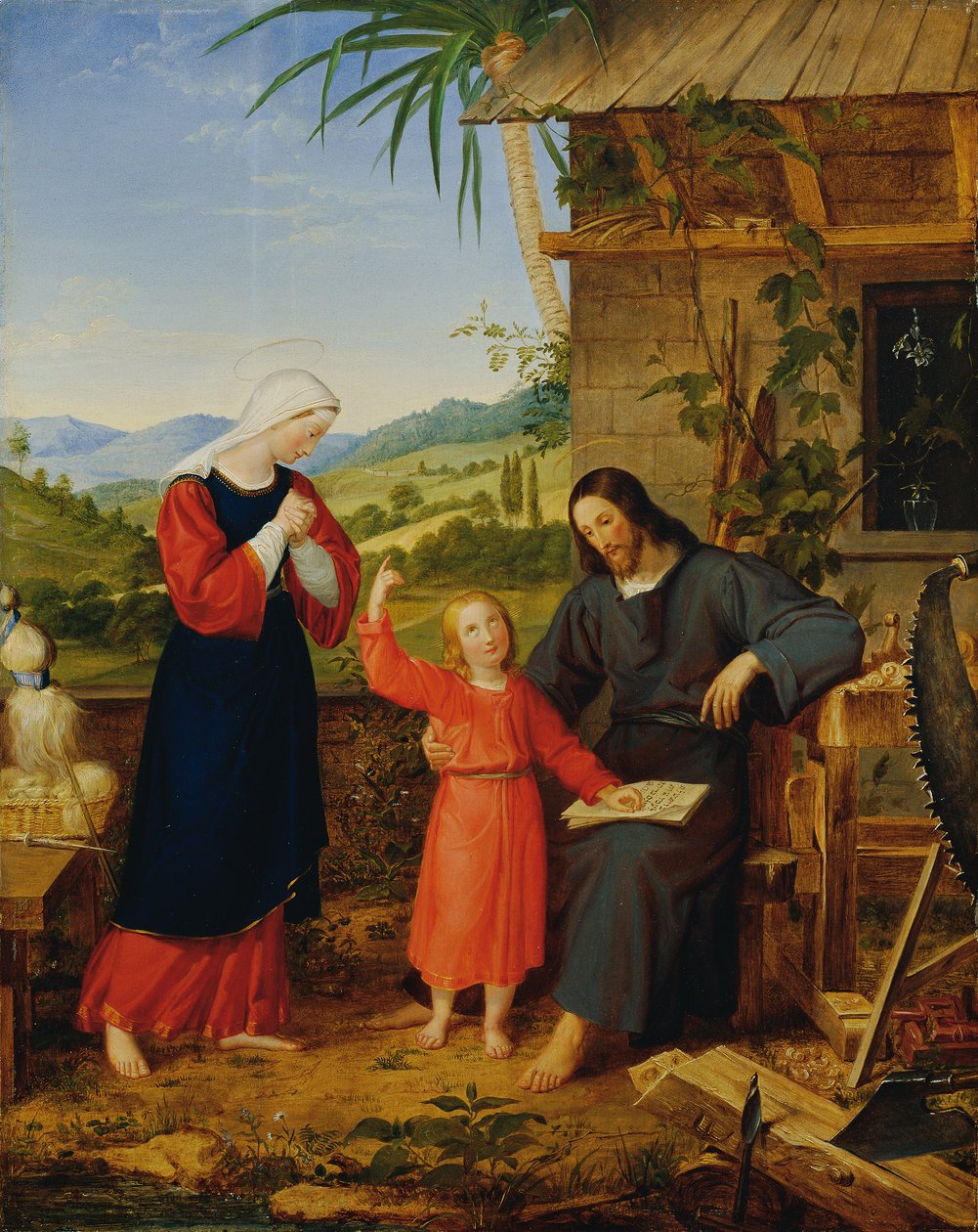 Hellige familie av M. J. Pelizotti