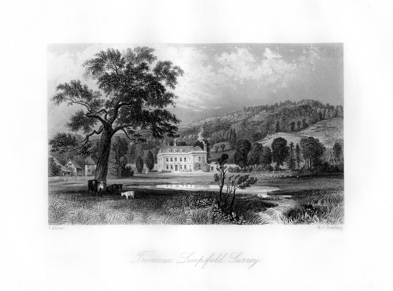 Trevereux, Limpsfield, Surrey, 1800-tallet. av M. J. Starling