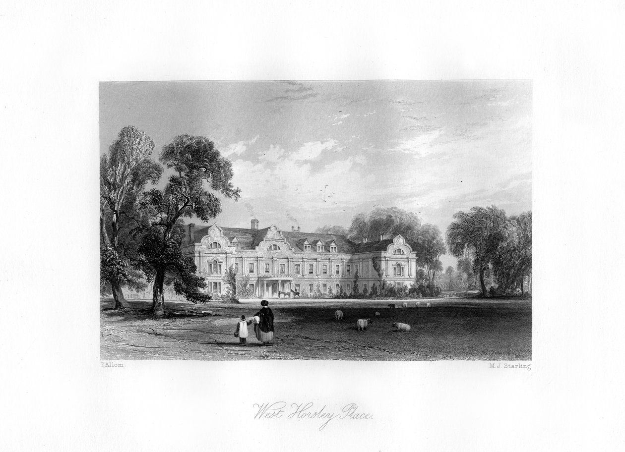 West Horsley, Surrey, 1800-tallet. av M. J. Starling