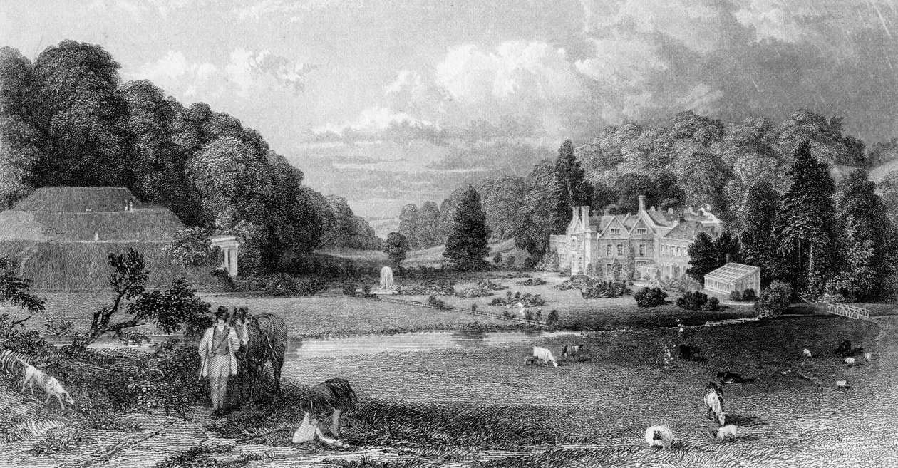 Wotton House, Surrey, 1800-tallet. av M. J. Starling