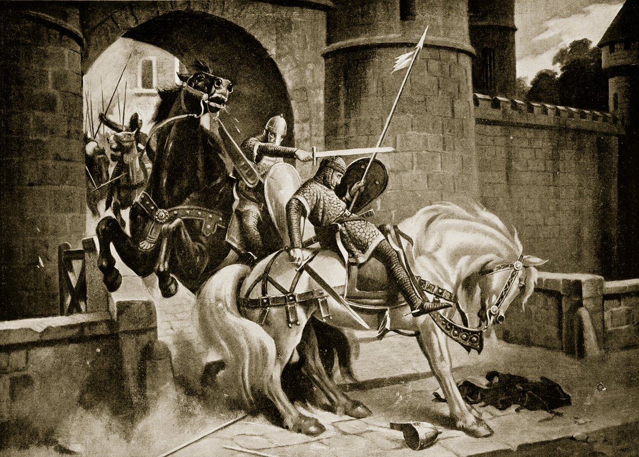 Kampen mellom William og Robert ved Gerberoy av M. Mackinlay