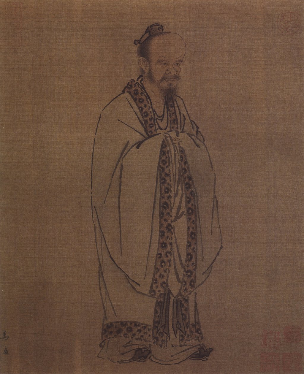 Konfucius, 1100-tallet av Ma Yüan