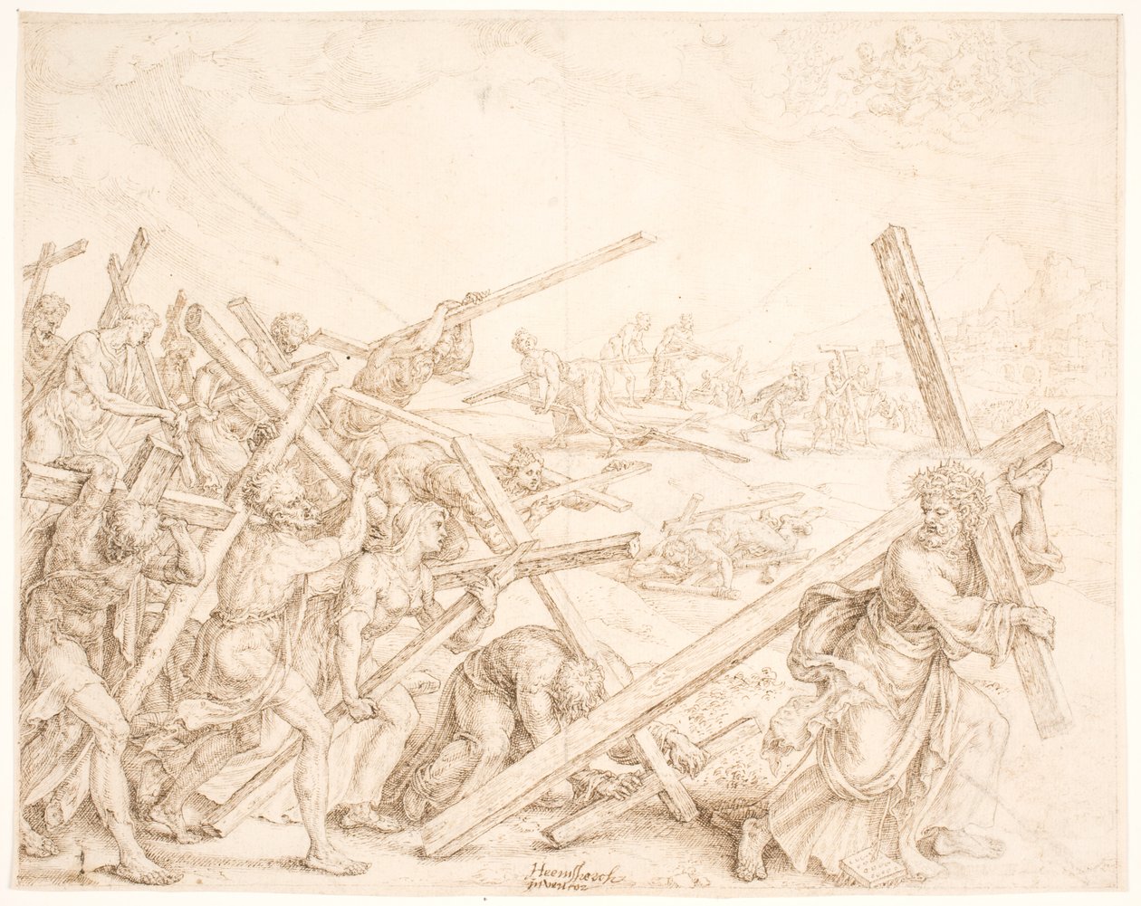 Fiat voluntas tua (Skje din vilje) av Maarten van Heemskerck
