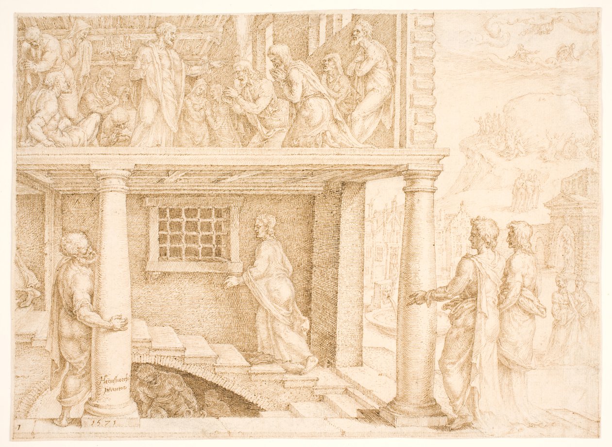 Matthews samtale av Maarten van Heemskerck