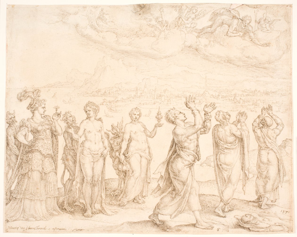 Ne nos induca (ikke lede oss) av Maarten van Heemskerck
