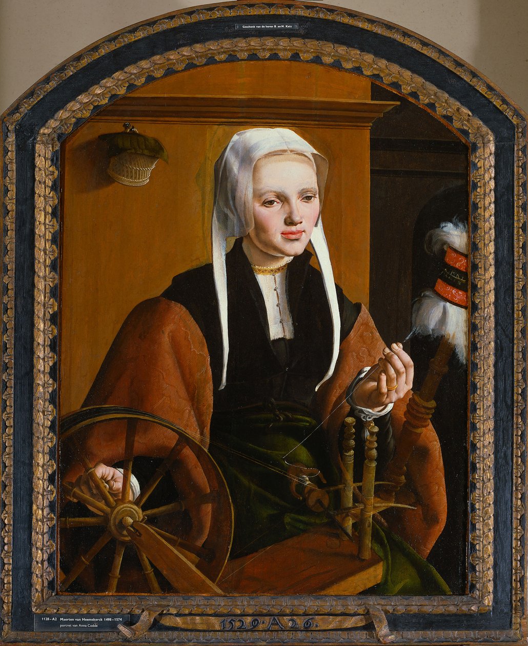 Portrett av en ung dame, 1529 av Maarten van Heemskerck