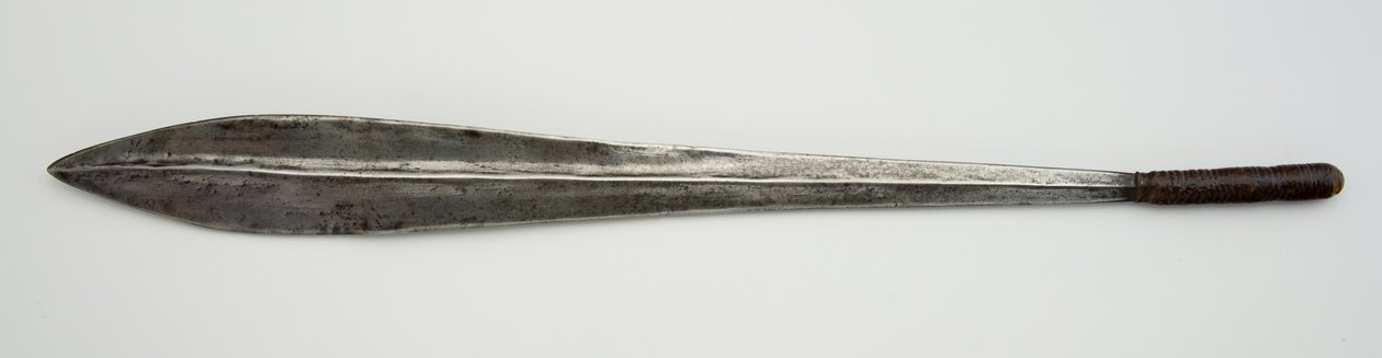 Ol alem, sverd (jern, tre og lær) av Maasai People