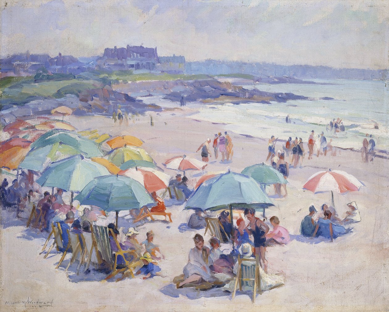 En ettermiddag på stranden av Mabel Woodward