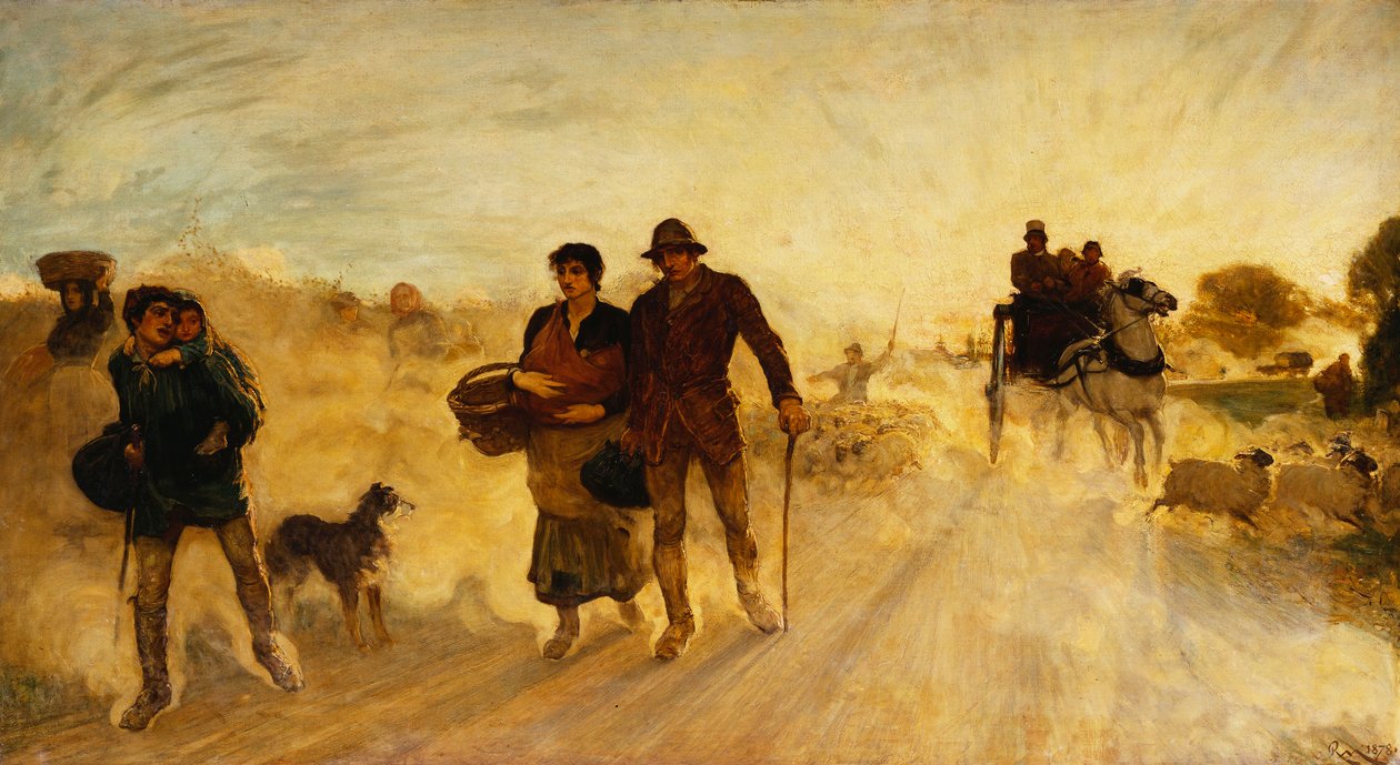Kommer fra St. Ives Market av Robert Walker Macbeth