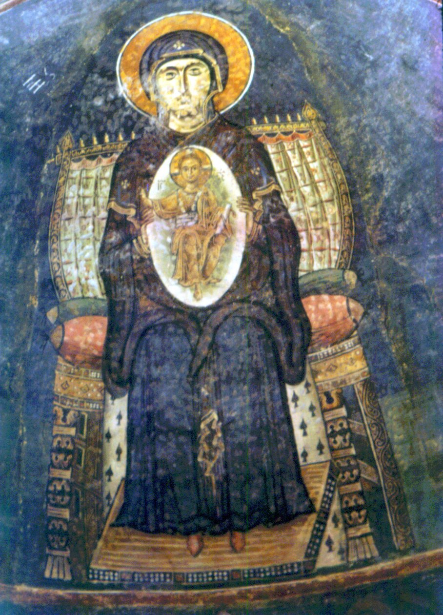 Madonna og barn av Macedonian School