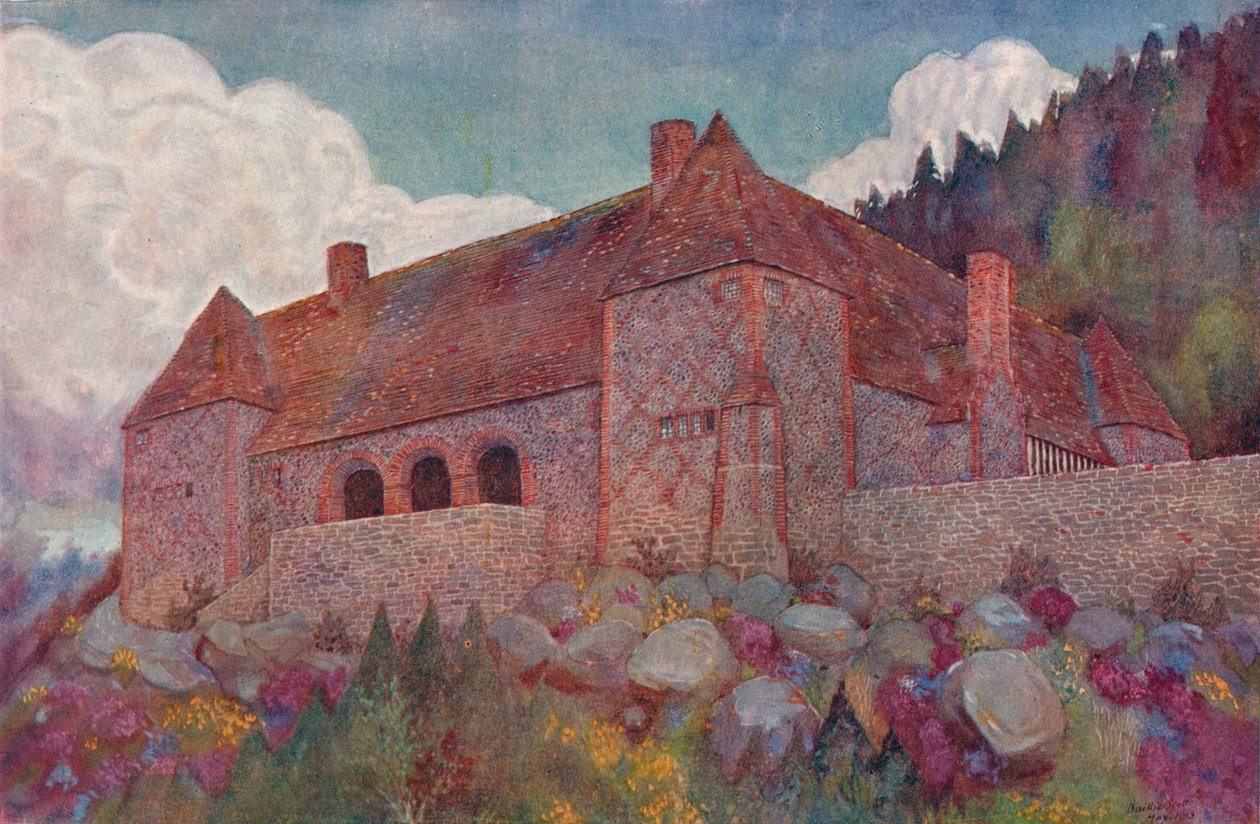 Et hus i Polen: Utsikt fra sør-øst, 1900-tallet av Mackay Hugh Baillie Scott