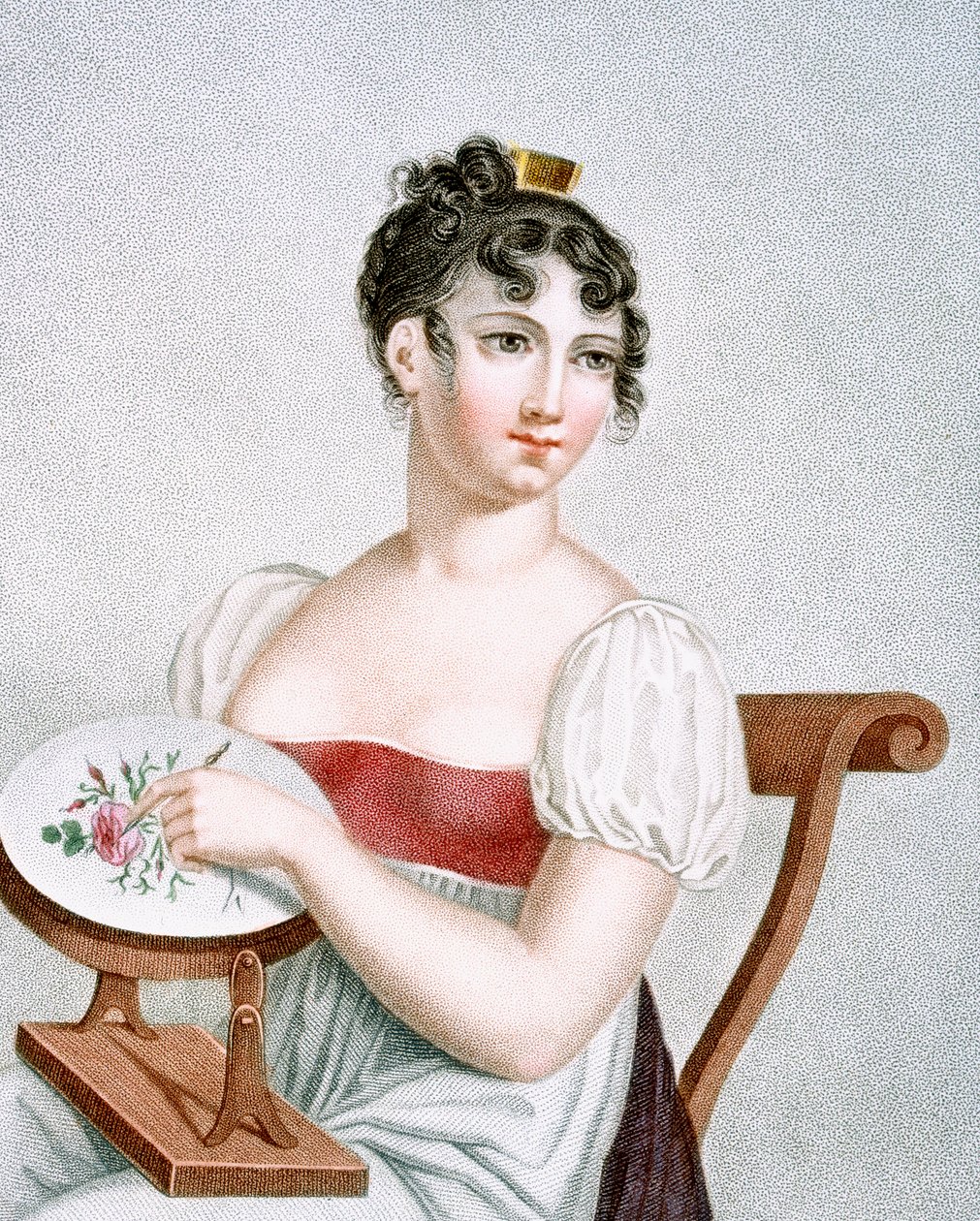 Broderen, gravert av Augrand, ca. 1816 av Madame G. Busset Dubruste