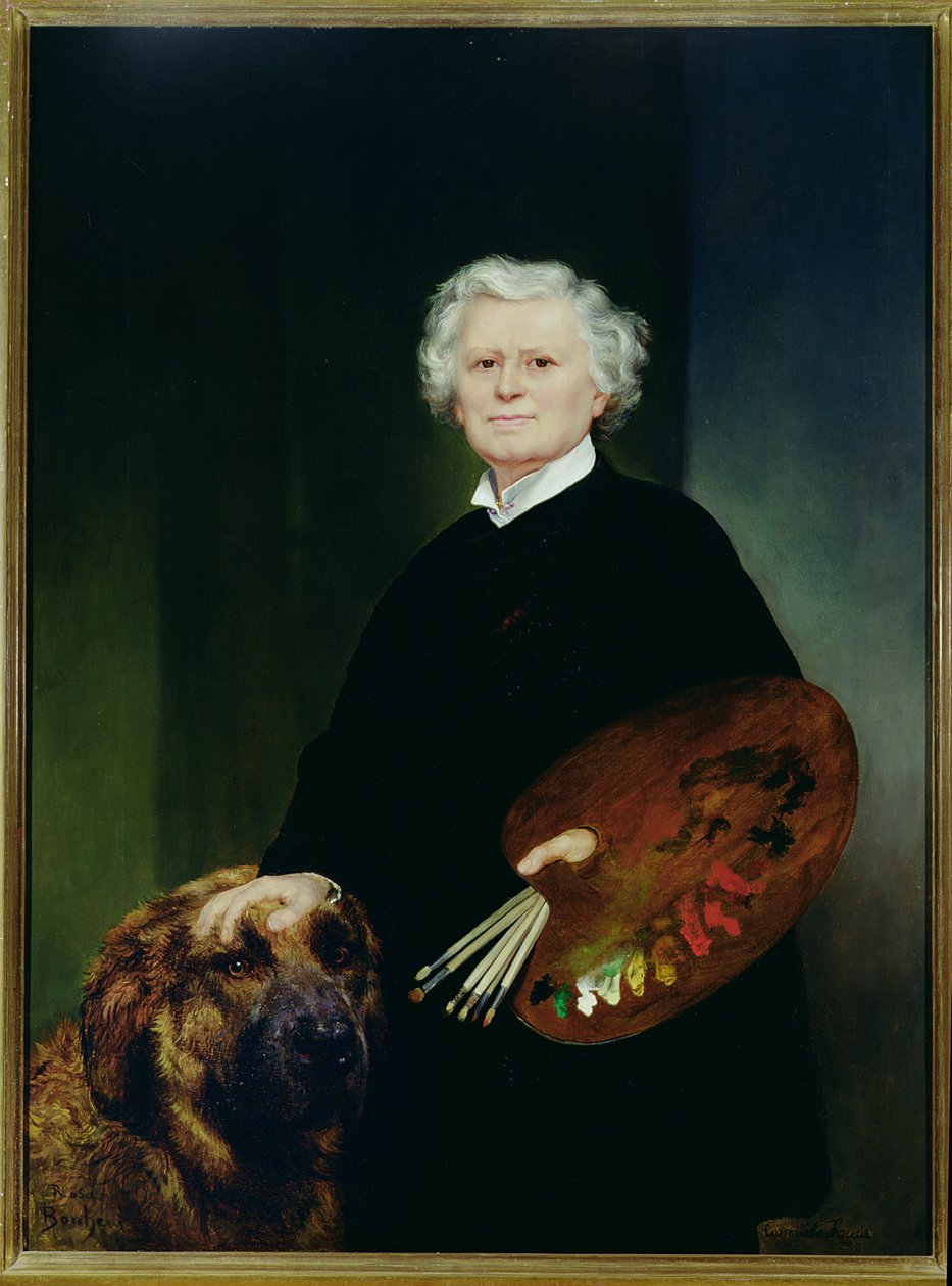 Portrett av Rosa Bonheur (1822-1899) (olje på lerret) av Madame Consuelo Fould