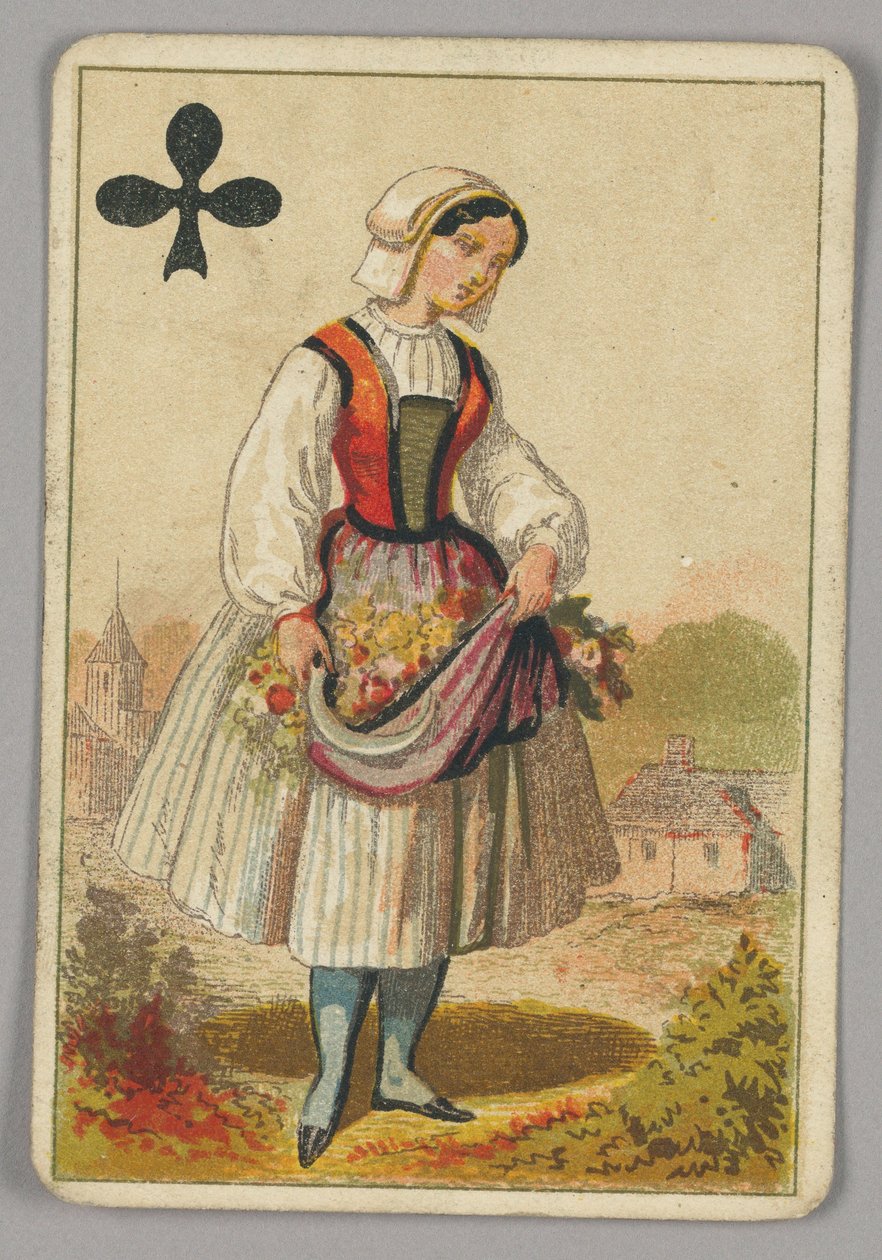 Spillkort, Queen of Clubs av Made by B.P. Grimaud