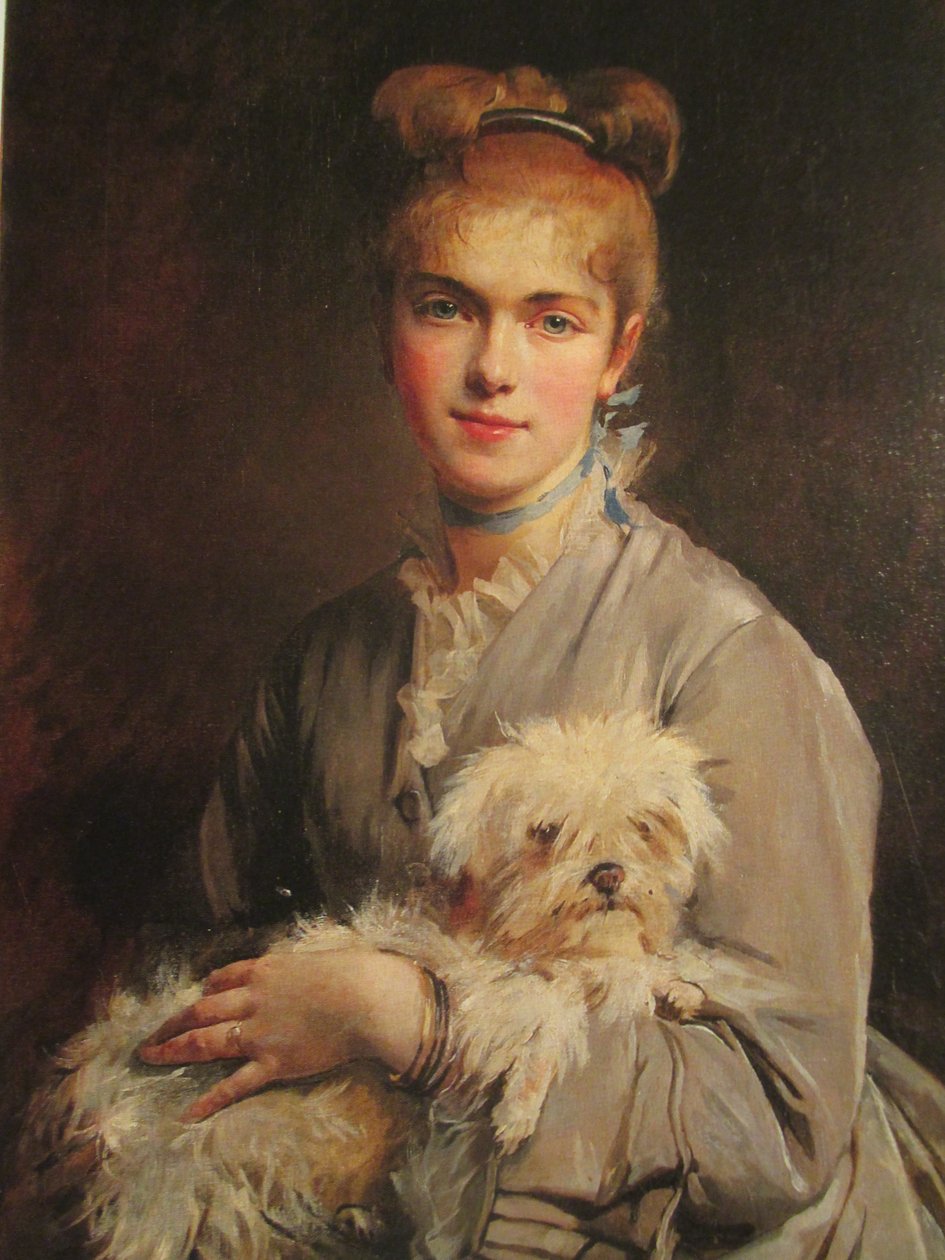 Portrett av Colette Dumas (1860-1907) av Madeleine Lemaire
