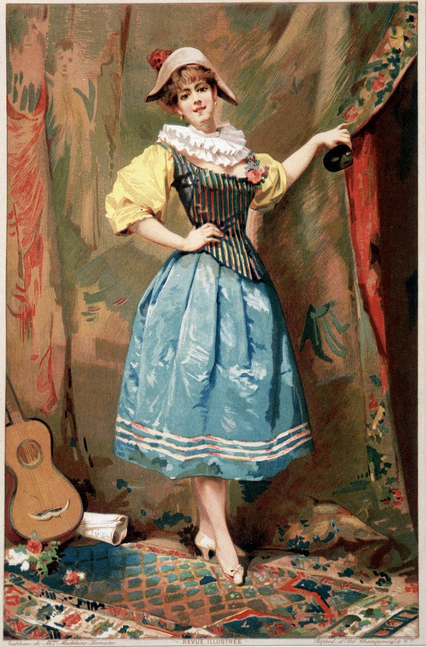 Kostymet (En kvinne med gitar), sd. 19 av Madeleine Lemaire