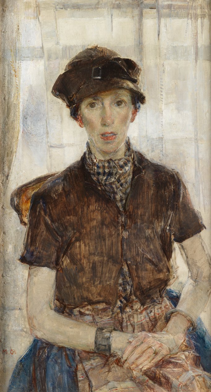 Miss Brown (olje på lerret) av Madeline Emily Green