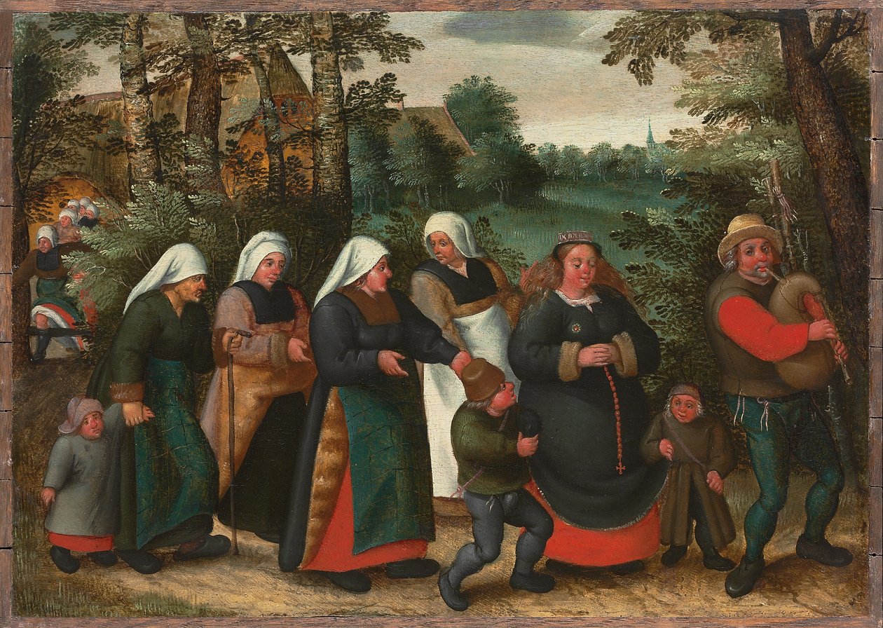 Brudens prosesjon av Maerten van Cleve