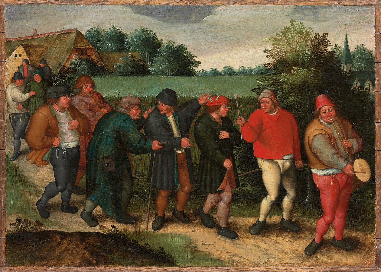 Brudgommens prosesjon av Maerten van Cleve