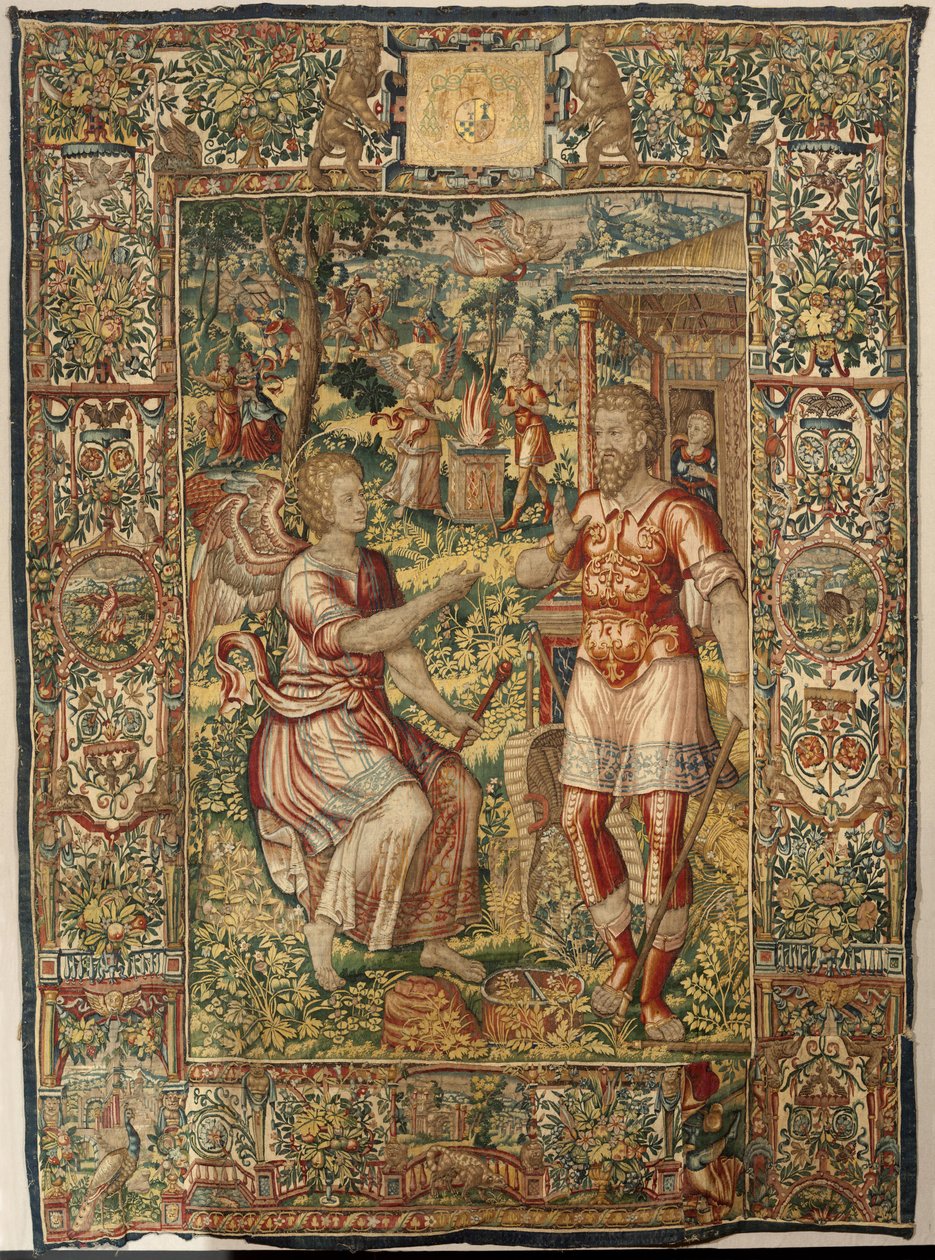 Historien om Gideon, sent på 1500-tallet (silke og ull) av Maerten van Heemskerck