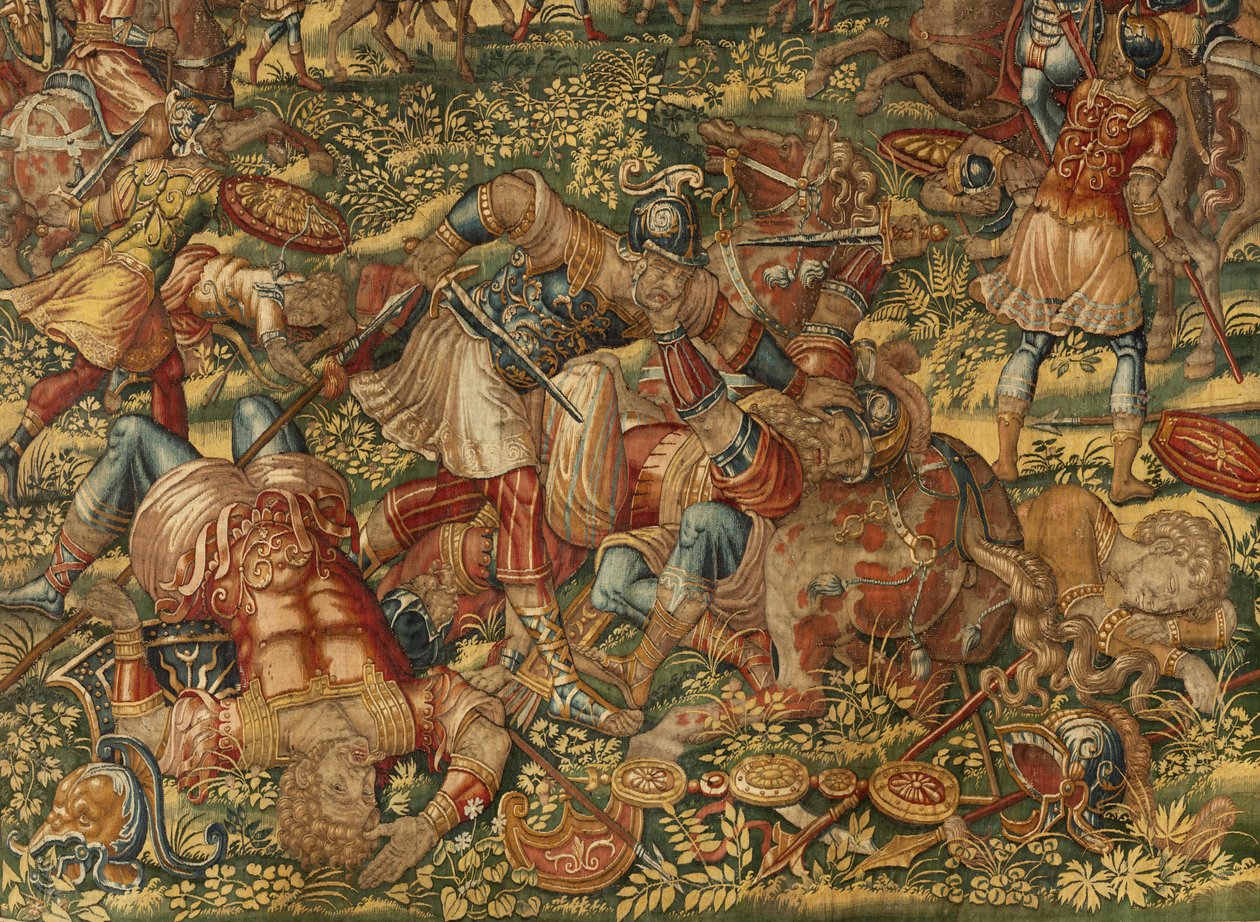 Historien om Gideon, sent på 1500-tallet (silke og ull) av Maerten van Heemskerck
