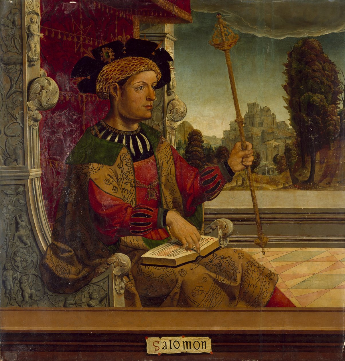 Kong Salomo, ca. 1525 av Maestro de Becerril